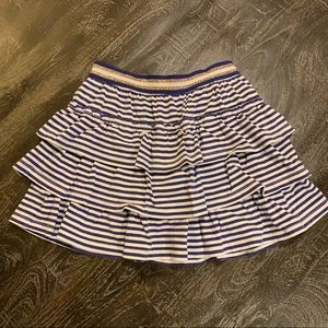 Mini Boden Jersey Ruffle Skirt